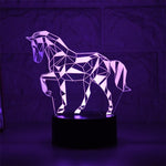 Lampe 3d cheval