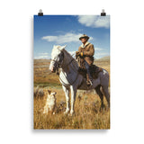 Poster Cheval Vieil Homme