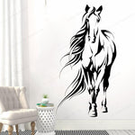 grand sticker mural cheval