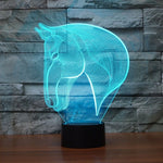 lampe tete de cheval led