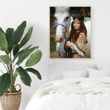 Poster cheval indien chambre