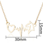 Collier Cheval <br> Rythme Cardiaque amour du cheval
