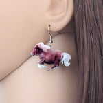 Boucles d'oreilles Poney au Galop