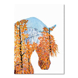 Tableau Silhouette Cheval