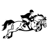 Sticker Cheval Cavalier en Saut