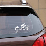 Sticker Cheval Cavalier en Saut