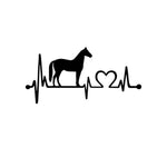 Stickers Cheval <br> Rythme Cardiaque