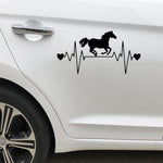 Stickers Cheval <br> Electrocardiogramme
