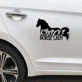 Stickers Cheval <br> Crazy Lady