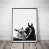 Tableau Cheval <br> Style Scandinave