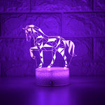 Lampe cheval 3d