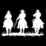 Stickers Cheval <br> Trio de Cow-Boy