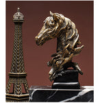 statue decorative tete de cheval
